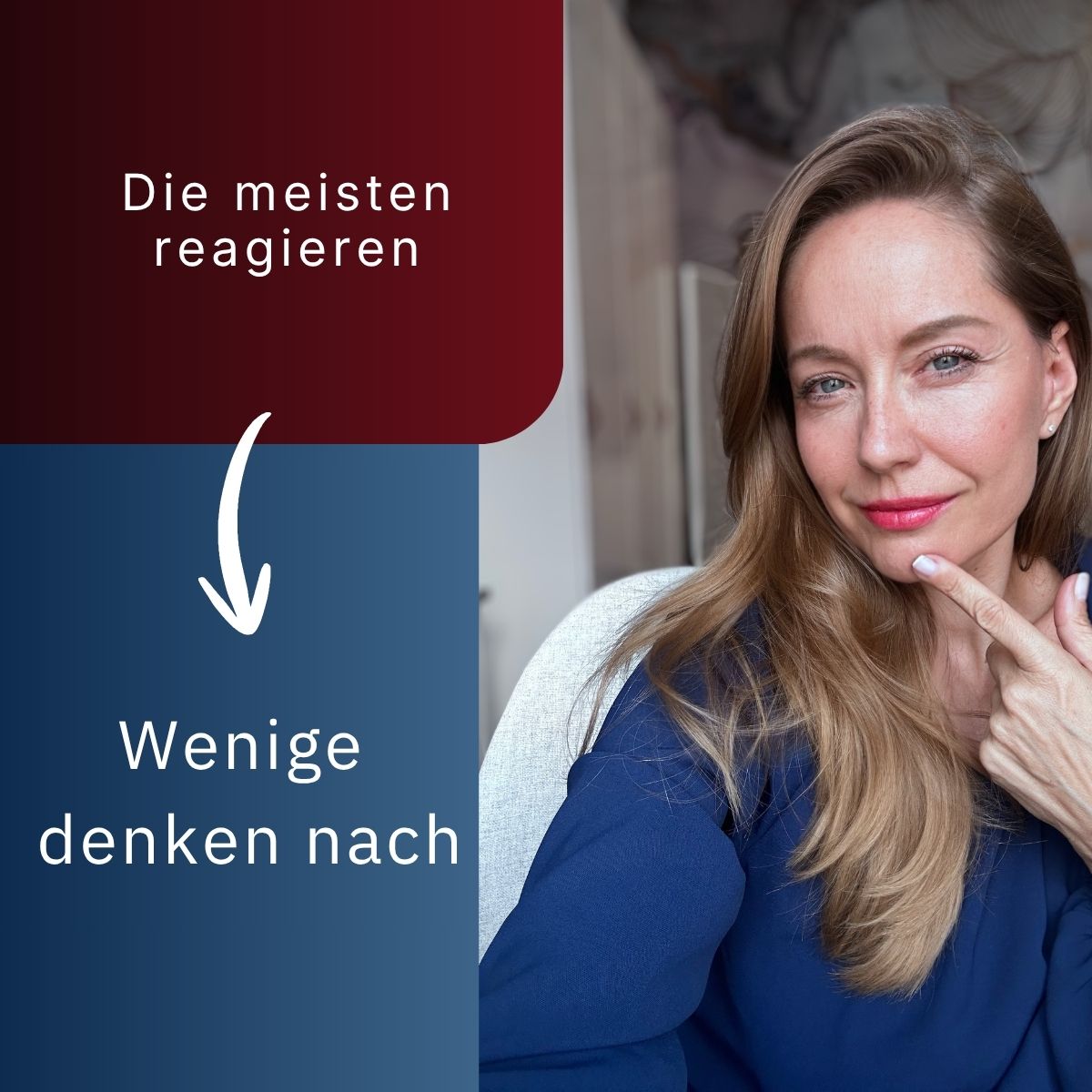 Die meisten reagieren — wenige denken nach